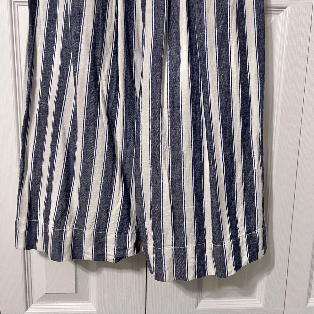 Madewell Huston Linen Wide Leg Pull On Crop Pants Size XXS - Picture 7 of 11